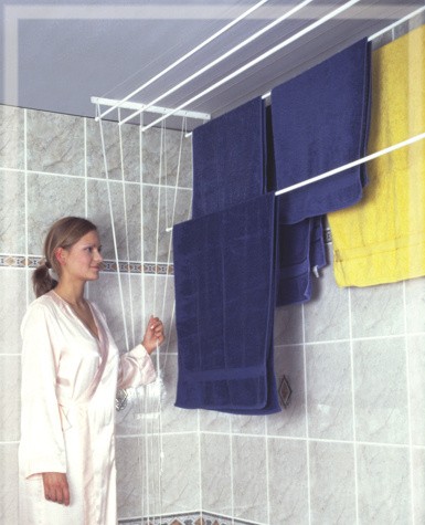 ALDOTRADE Stropní sušák na prádlo Ideal 5 tyčí 110 cm
